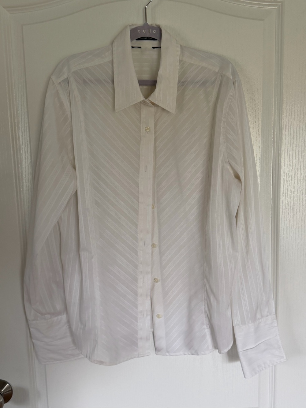 Woman’s White Shirt - Classic Button-Down, XL